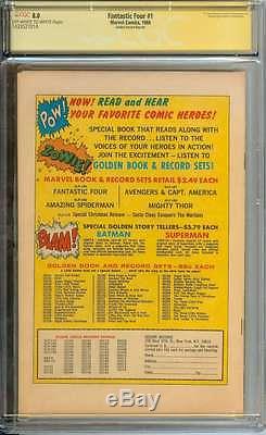 FANTASTIC FOUR #1 CGC 8.0 OWithWH PAGES