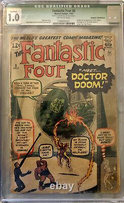 FANTASTIC FOUR #5 CGC 1.0 Qualified 1st APPEARANCE OF DR. DOOM
