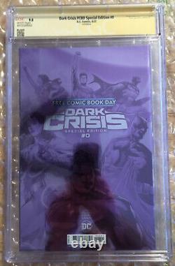 FCBD Dark Crisis #0 Free Comic Book Day CGC 9.8 NM+/M SIGNED 150 Foil Variant