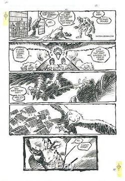 FRANK MILLER -RONIN- #1 Key Page VS Agat ORIGINAL COMIC ART