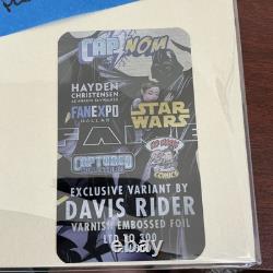 Fame Hayden Vader McFarlane Homage Dallas Fan Expo Foil Sig/sketch by Rider