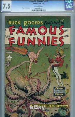Famous Funnies #215 Cgc 7.5 Ow Pages