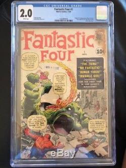 Fantastic Four #1 CGC 2.0 Origin and 1st Appearance of the Fantastic Four