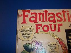 Fantastic Four #1 Silver Age Enormous Key 1st FF Extremely Rare Solid VG-/VG