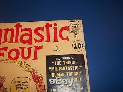 Fantastic Four #1 Silver Age Enormous Key 1st FF Extremely Rare Solid VG-/VG