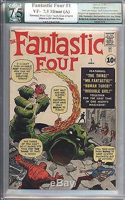 Fantastic Four #1 Vol 1 PGX 7.5 Beautiful High Grade 1st App of the FF 1961