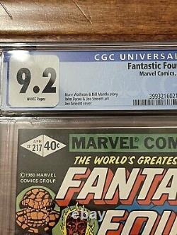 Fantastic Four #217 CGC 9.2 Dazzler Appearance Marvel Comic 1980 Joe Sinnot