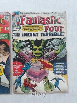 Fantastic Four #22, 24 1964 Marvel Silver Age
