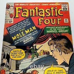 Fantastic Four 22 Mole Man Cover Marvel Comics 1964 MCU VF+