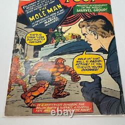 Fantastic Four 22 Mole Man Cover Marvel Comics 1964 MCU VF+