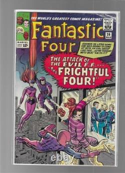 Fantastic Four #36 1st App Medusa (Inhumans) 3/1965 KEY