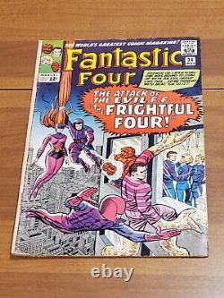 Fantastic Four #36 (65) 1st App. Medusa 1st App Of The Frightful Four Hot Book