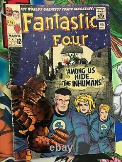 Fantastic Four #45 1st INHUMANS! EST. 4.5 VG+ KEY BOOK