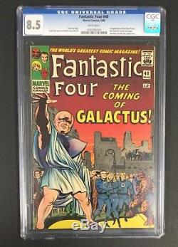 Fantastic Four #48 1st app of Silver Surfer & Galactus CGC 8.5 White Pages