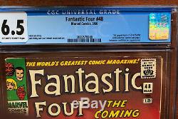 Fantastic Four # 48 CGC 6.5 JUST SLABBED, NEW CASE! Silver Surfer, Galactus