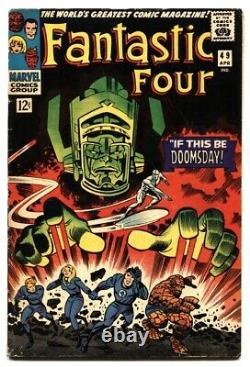 Fantastic Four #49 comic book 1966 1st Silver Surfer cvr vg+
