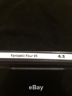 Fantastic Four 5. CGC 4.5. 1ST DR. DOOM! KEY ISSUE