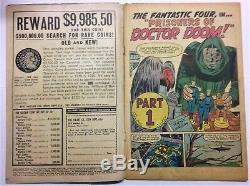 Fantastic Four 5, CR/OW, VG-, 1962 Silver Age, Guide Value $1485.00