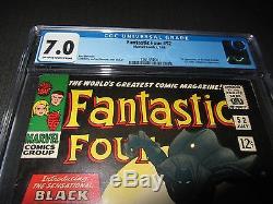 Fantastic Four 52 CGC 7.0, 1st App Black Panther T'Challa (Marvel 1966)