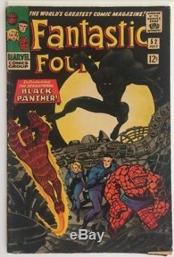 Fantastic Four #52, First Appearance of the Black Panther. No Reserve
