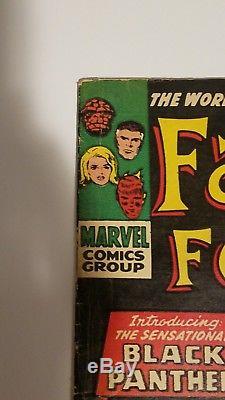 Fantastic Four #52 (Jul 1966, Marvel) 1st Black Panther