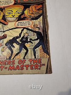 Fantastic Four #8 1962 1st Appearance Puppet Master Alicia Master Marvel Comics