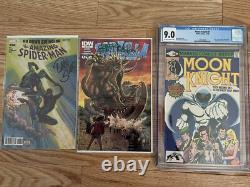 Funko Pops and Marvel/DC comic book lot