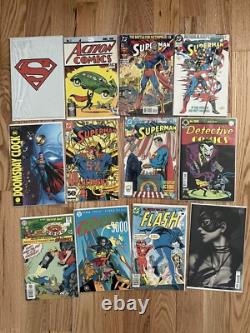 Funko Pops and Marvel/DC comic book lot