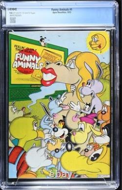Funny Aminals #1 1972 Apex Novelties R. Crumb CGC 9.0 1st appearance of Maus