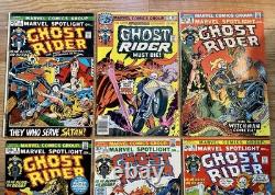 GHOST RIDER #1 (1973) VG /F + 7 Ghost Rider Issues Lot Marvel Offers