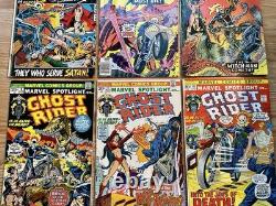 GHOST RIDER #1 (1973) VG /F + 7 Ghost Rider Issues Lot Marvel Offers