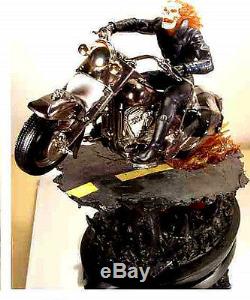 Ghost Rider Black Chrome Variant Statue New 2004 Bowen Marvel Amricons