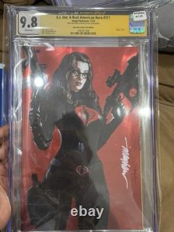 Gi Joe #311 Cgc 9.8 Ss Signed Mike Mayhew Baroness Virgin Foil Megacon Ltd 300
