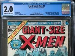 Giant Size X-Men 1 CGC 2.0! First New X-Men Book! Super Hot! MCU Film Coming