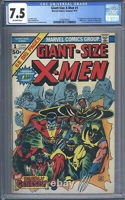 Giant Size X-Men #1 CGC 7.5 Amazing Looking Book! 1st New X-Men Storm, Colossus