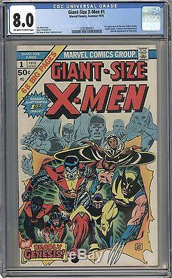 Giant Size X-Men #1 CGC 8.0 -1st Appearance of New X-Men-Storm, Colossus, & more