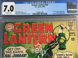 Green Lantern 59 CGC 7.0 1st Guy Gardner Origin Retold KEY Book