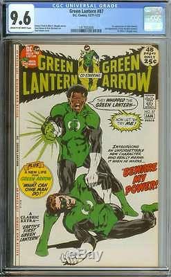 Green Lantern #87 Cgc 9.6 Cr/ow Pages