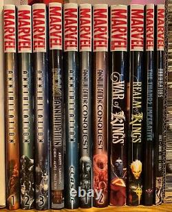 Guardians of Galaxy ANNIHILATION Conquest War Realms 11 book HC Lot complete run