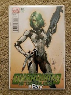 Guardians of the Galaxy #4 (2013, Marvel) Rare, J. Scott Campbell Gamora Variant