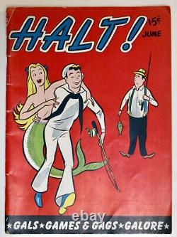HALT comic book Crestwood Publishing June 1946 Vol 5 No 7 war time military