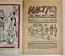 HALT comic book Crestwood Publishing June 1946 Vol 5 No 7 war time military