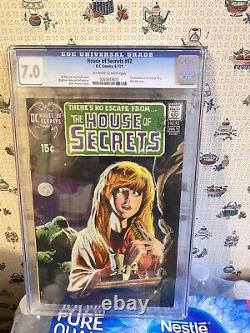 HOUSE OF SECRETS 92 CGC 7.0 1st SWAMP THING. Swamp Thing. KEY BOOK