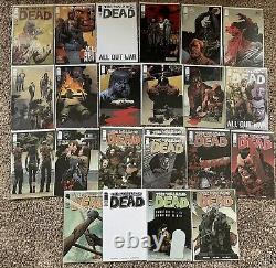 HUGE Walking Dead Comic Lot of 80+ Books! 100, 115, 108, Graphic Novels Extras