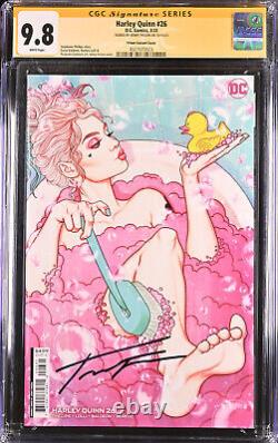 Harley Quinn #26 Jenny Frison Bathtub Variant CGC 9.8 Signed