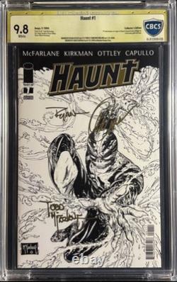 Haunt #1 Gold Foil CBCS 9.8 Signed Todd McFarlane, Ryan Ottley & Greg Capullo