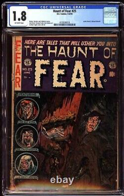 Haunt of Fear 25 CGC 1.8 OW Al Feldstein Story Graham Ingles Cover 1954