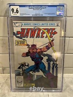 Hawkeye #1? Marvel? CGC 9.6? WHITE? 1983 Limited Series? Mockingbird