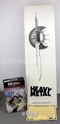 Heavy Metal FAKK 2 Collection Sword Knife Autographed Poster United Cutlery LE