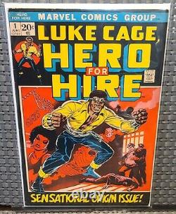 Hero For Hire #1-1st Luke Cage! KILLER upper mid grade! No Resto! Must have KEY